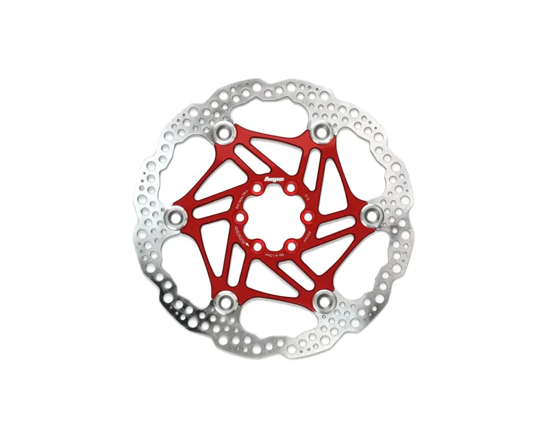 Hope Floating Disc 6 Bolt 183mm Rotor in Red
