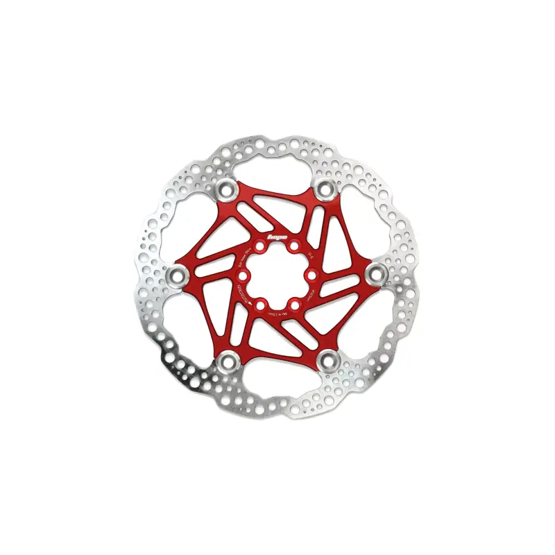 Balfes Bikes Hope Floating Disc 6 Bolt 183mm Rotor in Red | Free postage over £30, £10 off first order, price match & 0% finance.
