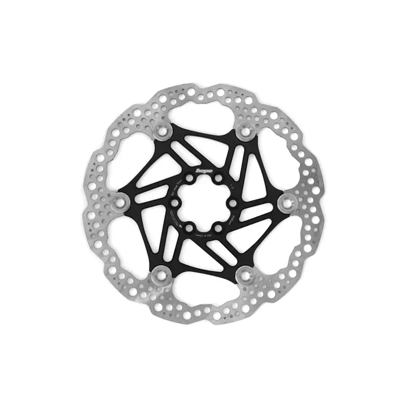 Balfes Bikes Hope Floating Disc 6 Bolt 185mm Rotor in Black | Free postage over £30, £10 off first order, price match & 0% finance.