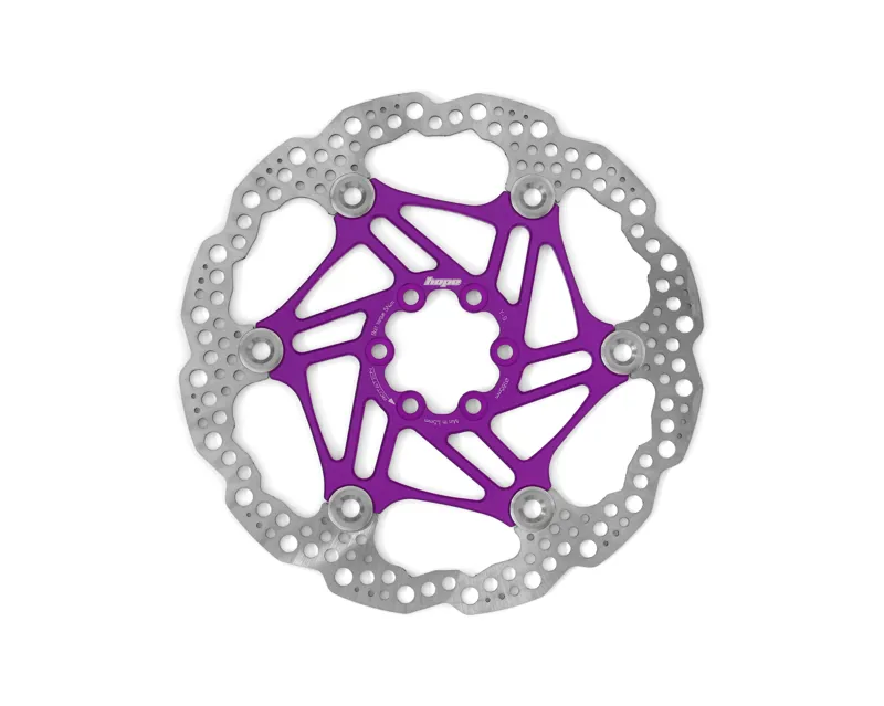 Hope Floating Disc 6 Bolt 185mm Rotor in Purple