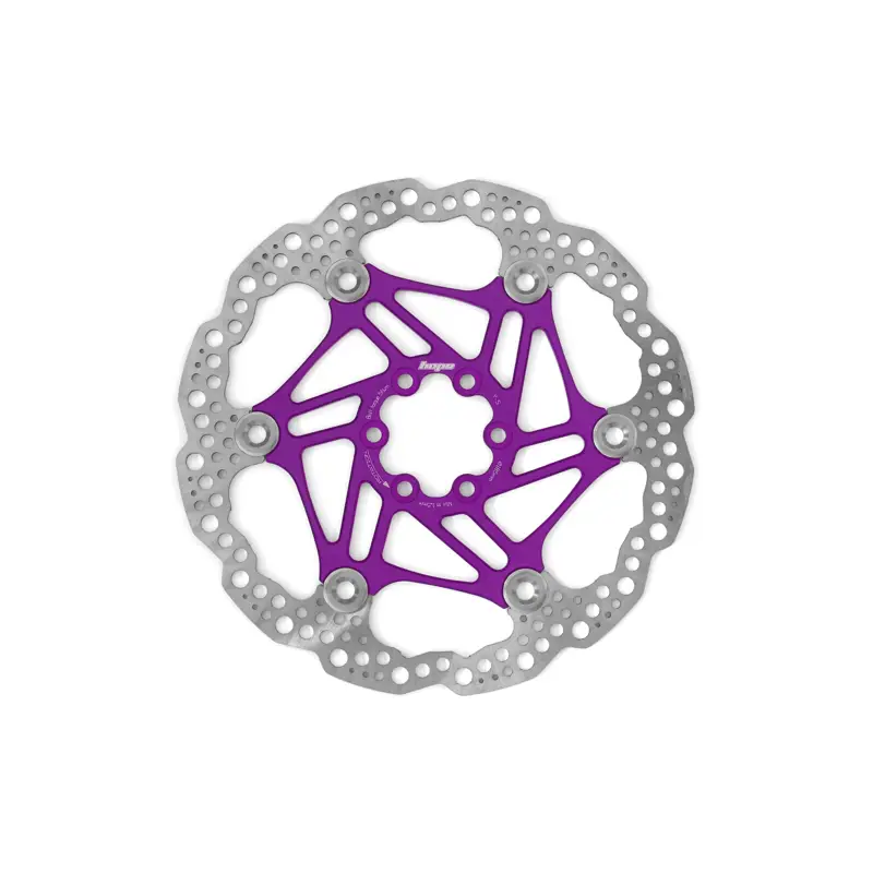 Balfes Bikes Hope Floating Disc 6 Bolt 185mm Rotor in Purple | Free postage over £30, £10 off first order, price match & 0% finance.