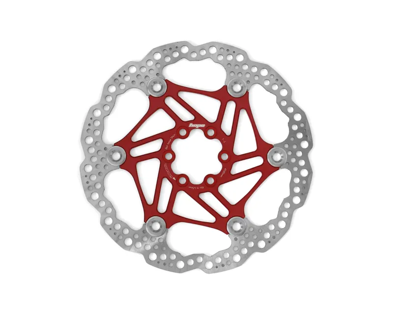 Hope Floating Disc 6 Bolt 185mm Rotor in Red