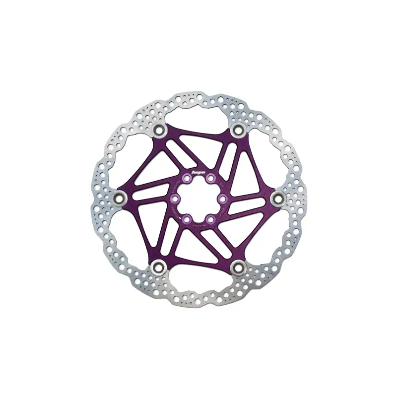Balfes Bikes Hope Floating Disc 6 Bolt 200mm Rotor in Purple | Free postage over £30, £10 off first order, price match & 0% finance.