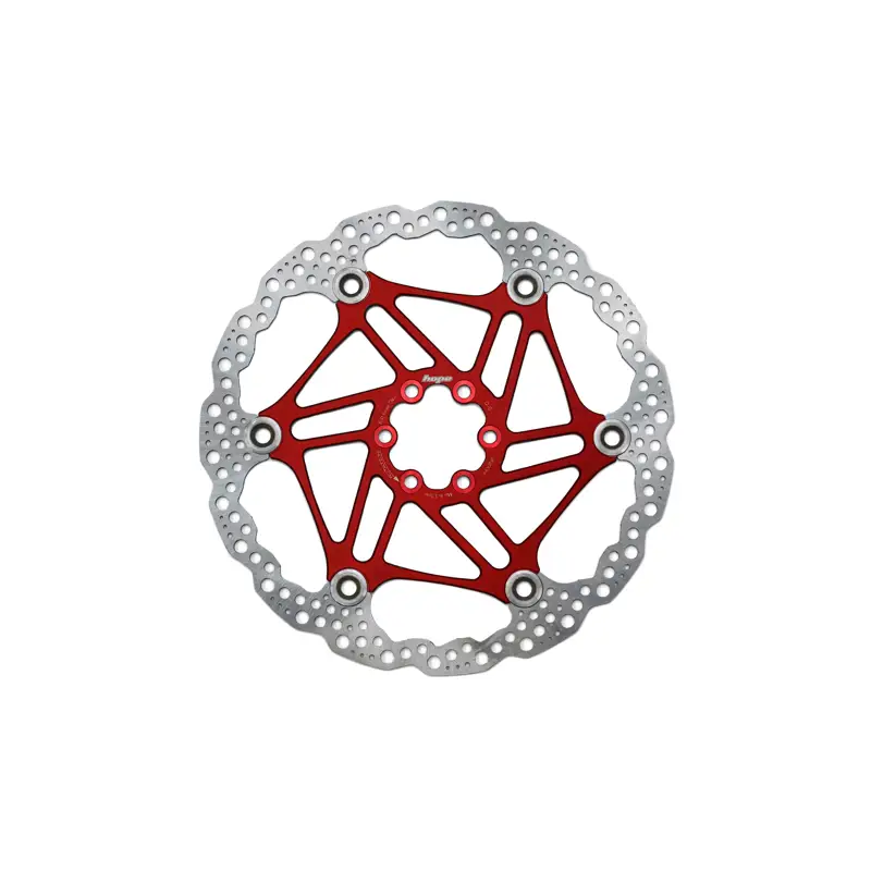 Balfes Bikes Hope Floating Disc 6 Bolt 200mm Rotor in Red | Free postage over £30, £10 off first order, price match & 0% finance.