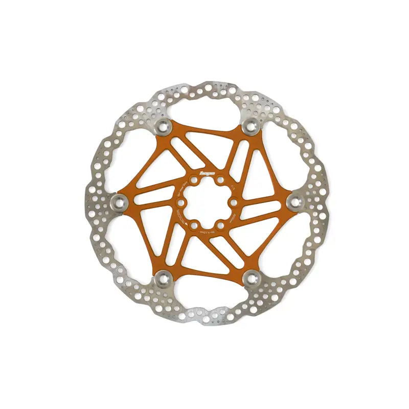 Balfes Bikes Hope Floating Disc 6 Bolt 205mm Rotor in Orange | Free postage over £30, £10 off first order, price match & 0% finance.