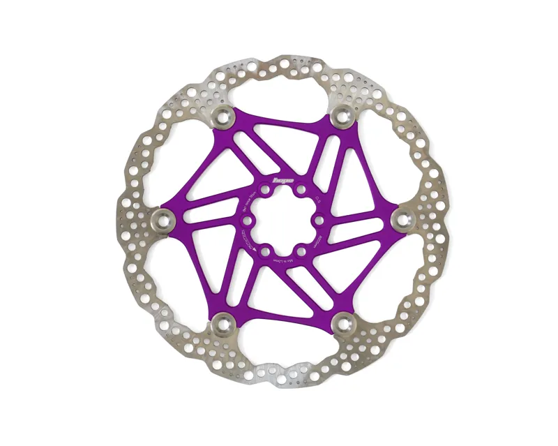 Hope Floating Disc 6 Bolt 205mm Rotor in Purple