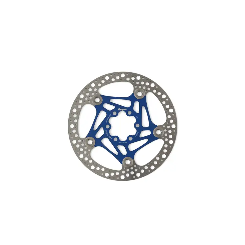 Balfes Bikes Hope Floating Disc 6 Bolt 160mm Rotor in Blue | Free postage over £30, £10 off first order, price match & 0% finance.