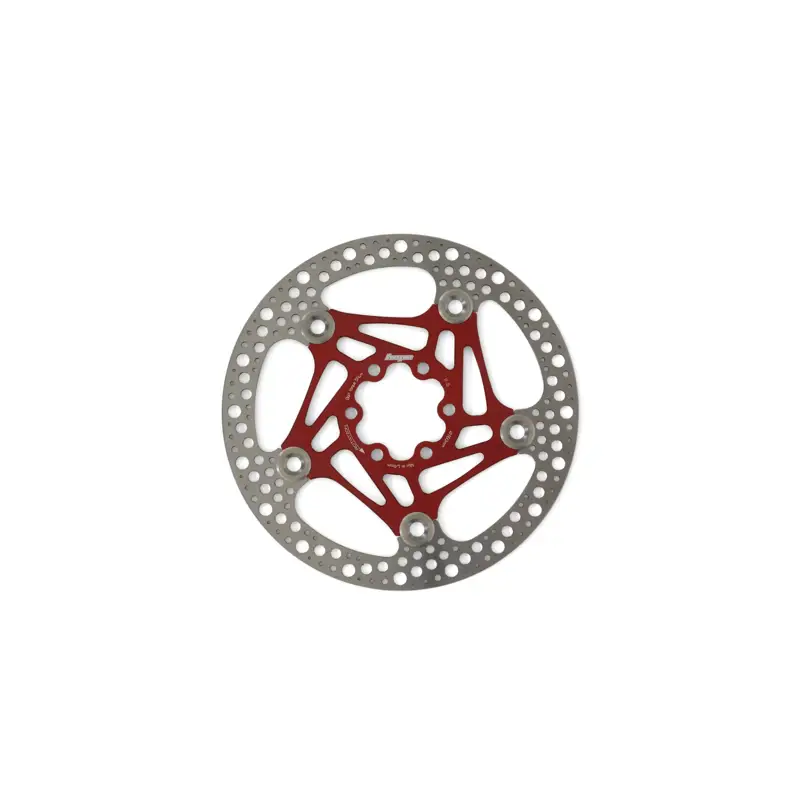 Balfes Bikes Hope Floating Disc 6 Bolt 160mm Rotor in Red | Free postage over £30, £10 off first order, price match & 0% finance.
