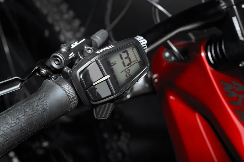 Haibike AllMtn CF 12 ALLMTN i600 Electric Mountain Bike 2022 in Red-3