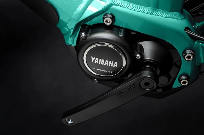 Haibike Trekking 7 Low i630 Electric Hybrid Bike 2022 in Aqua-4