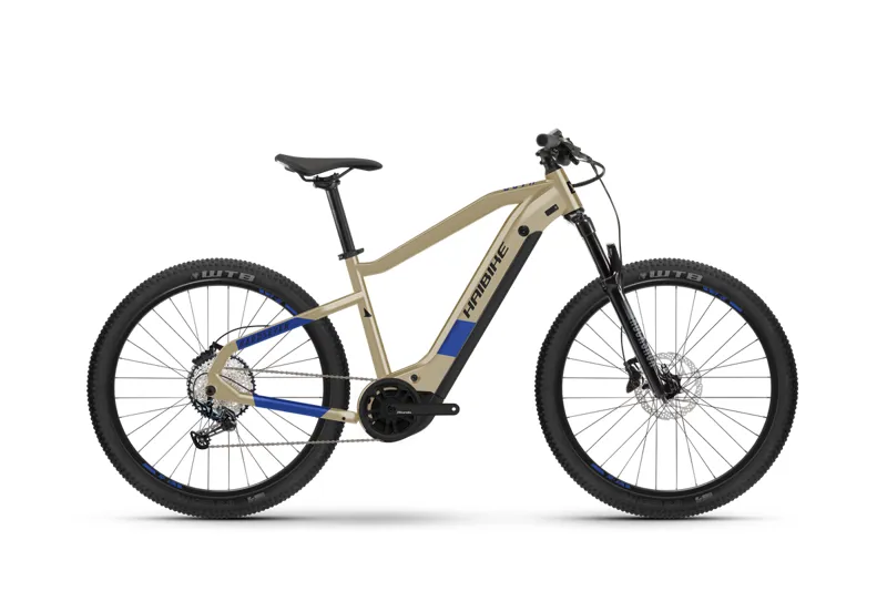Haibike Hardseven 7 630wh Electric Mountain Bike 2022 in Coffee Blue