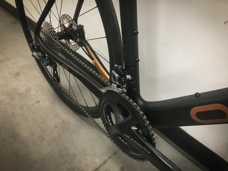 EX DISPLAY Orro Gold STC Ultegra R500 Limited Edition Road Bike Medium 2023 in Satin Black/Signature Rose Gold-2