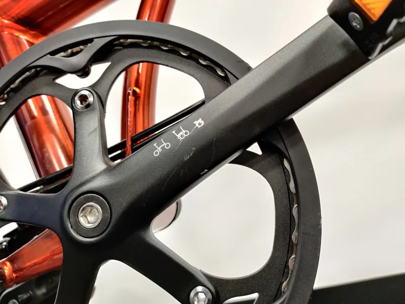 Ex Display Brompton Black Edition Titanium M6L in Flame Lacquer-1