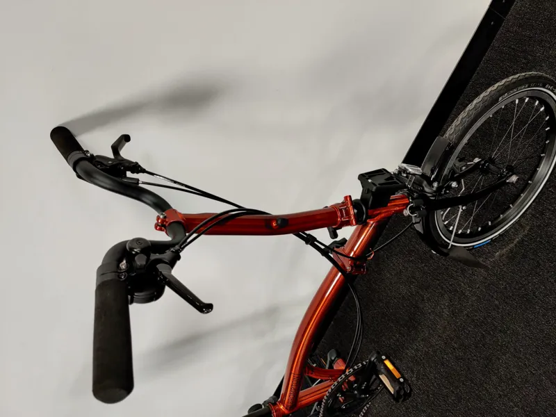 Ex Display Brompton Black Edition Titanium M6L in Flame Lacquer-4