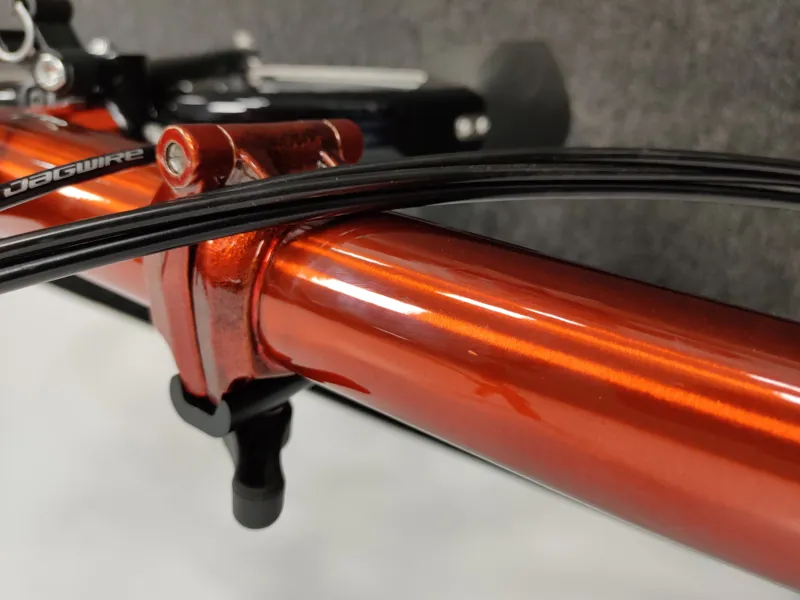 Ex Display Brompton Black Edition Titanium M6L in Flame Lacquer-2