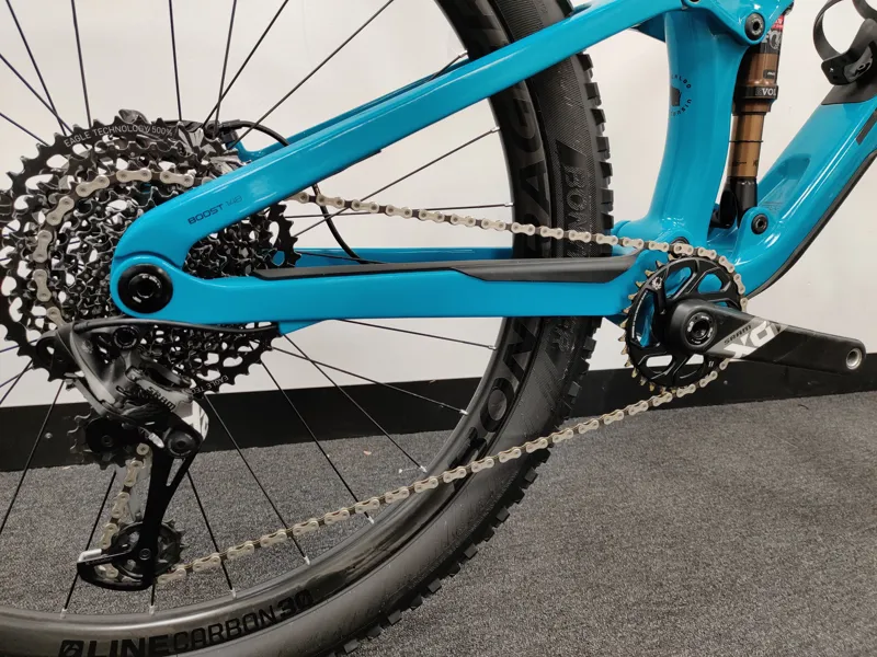 Ex Demo Trek Fuel EX 9.9 XO1 Full Suspension Mountain Bike 2020 in Teal Fade Large-1