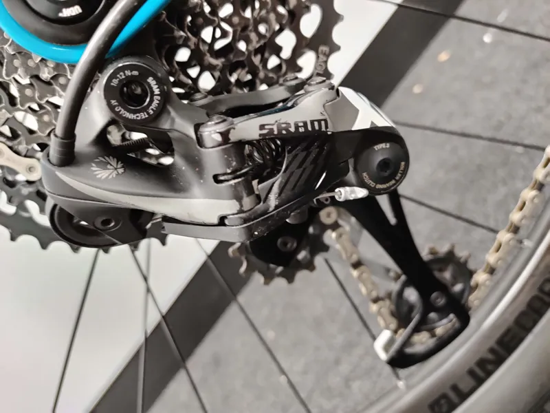 Ex Demo Trek Fuel EX 9.9 XO1 Full Suspension Mountain Bike 2020 in Teal Fade Large-2