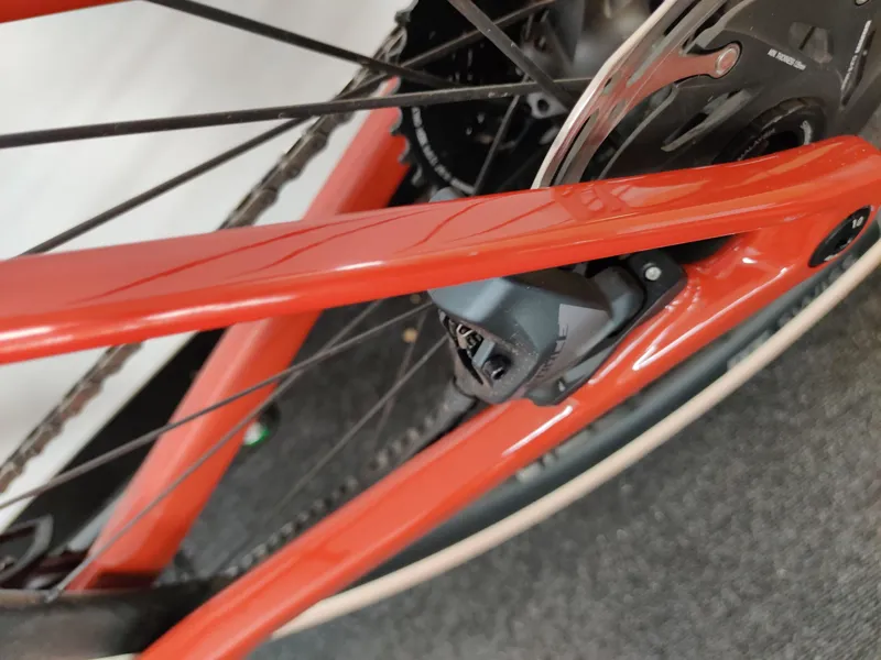 Ex Display BMC Roadmachine One Disc Carbon Road Bike 56cm 2021 in Red-2