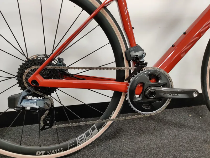 Ex Display BMC Roadmachine One Disc Carbon Road Bike 56cm 2021 in Red-1