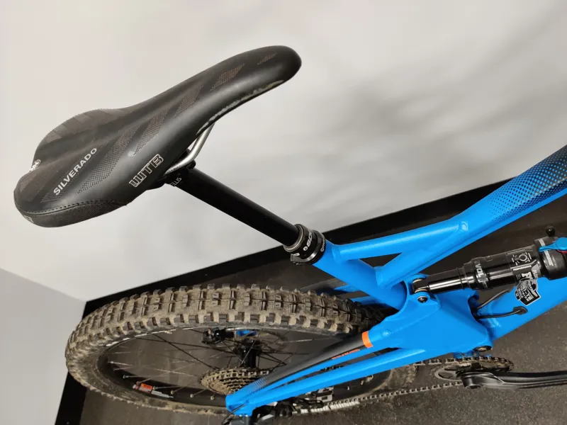 Ex - Demo Orange Five Evo Pro Medium Full Suspension Mountain Bike 2021 in Blue-3