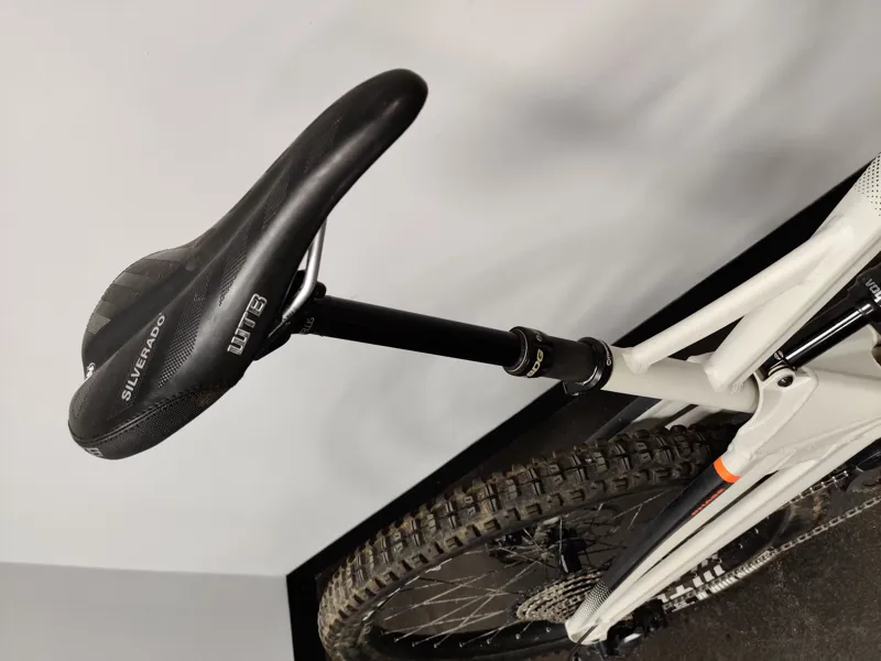Ex Demo Orange Phase Pro Large Electric Full Suspension Mountain Bike 2021 in White-3