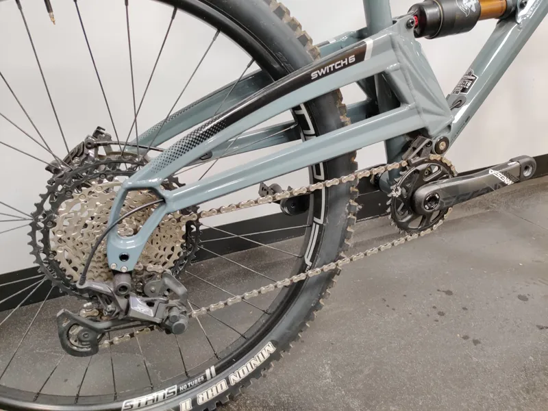 Ex Demo Orange Switch 6 Factory Large Full Suspension Mountain Bike 2021 in Grey-1