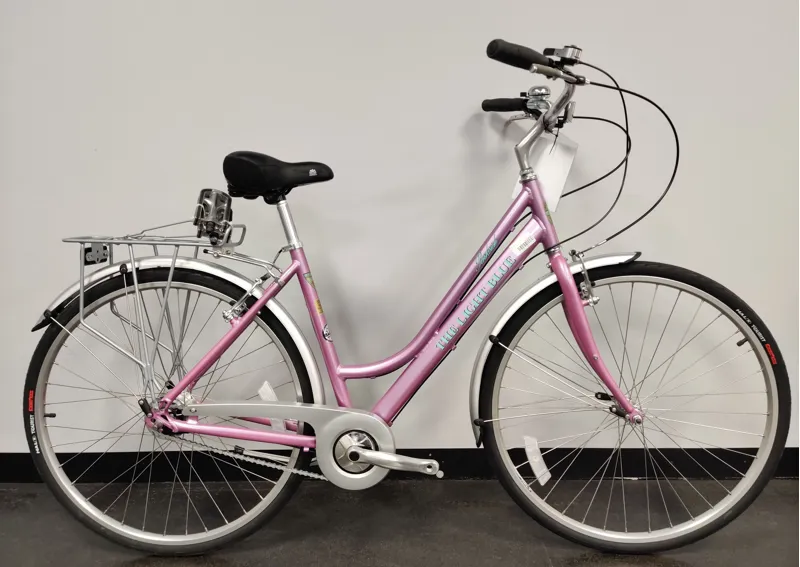 Ex-Display The Light Blue Parkside 5 Spd Ladies Hybrid Bike 19.5 inch in Mauve 