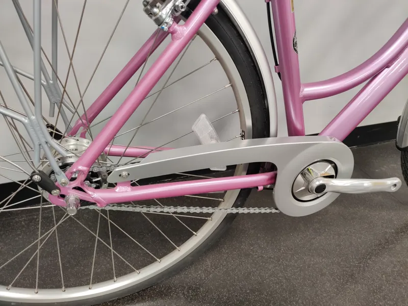 Ex-Display The Light Blue Parkside 5 Spd Ladies Hybrid Bike 19.5 inch in Mauve -1