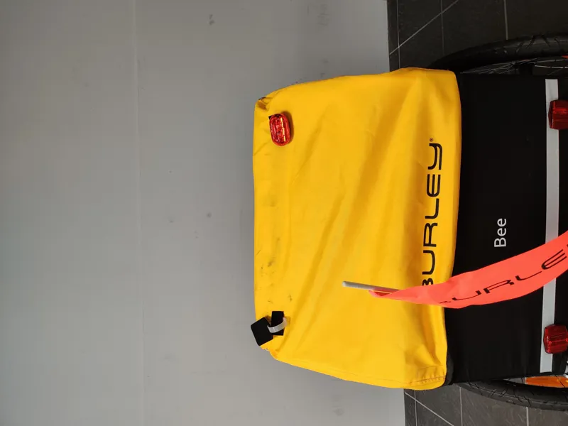 EX DISPLAY Burley Bee Trailer in Yellow-3
