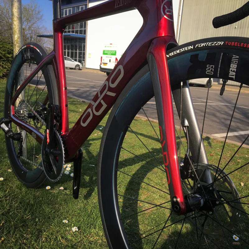 Orro Venturi STC Rival Etap Road Bike 2022 in Metallic Red-2