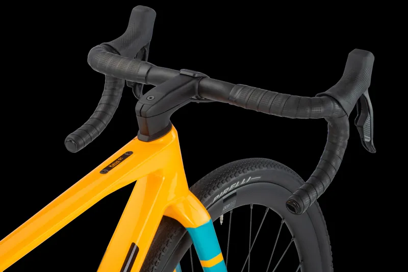 BMC Kaius 01 Three Rival eTap AXS Wide Road Bike 2023 in Orange/Black-8