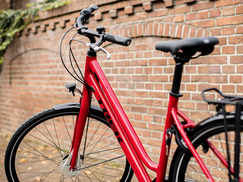 Trek L200 Midstep Hybrid Bike 2020 in Pink-9