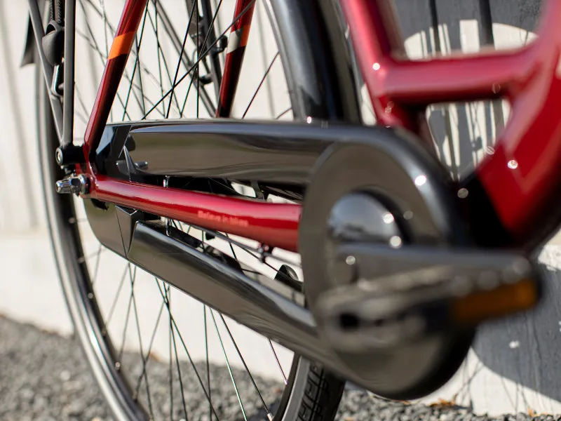 Trek L300 Lowstep Hybrid Bike 2020 in Red-1