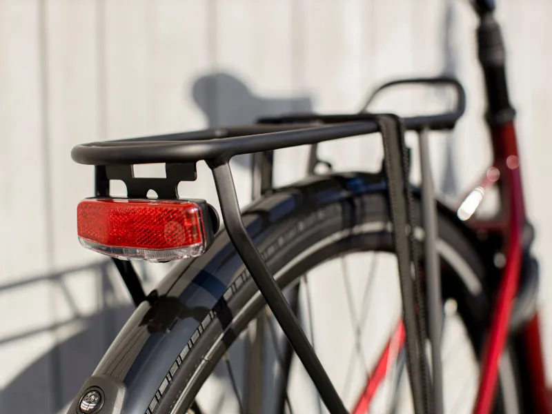 Trek L300 Lowstep Hybrid Bike 2020 in Red-5