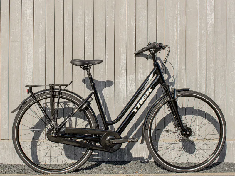 Trek L300 Midstep Hybrid Bike 2020 in Black-1