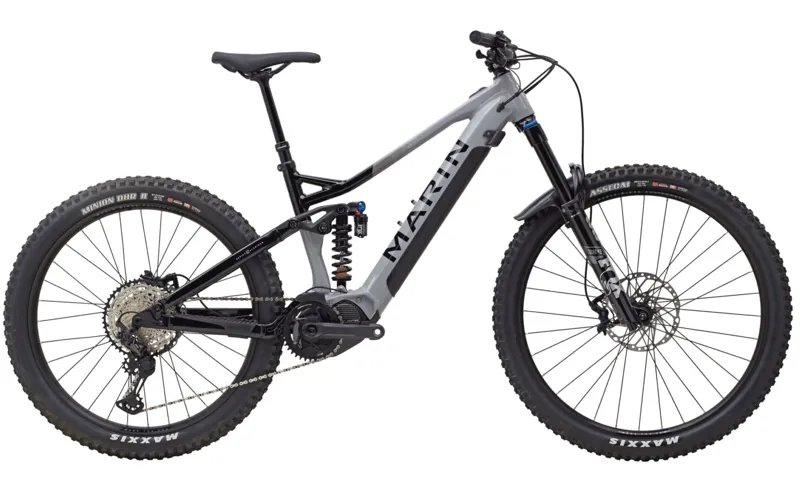 Marin Alpine Trail E2 Electric Full Suspension Mountain Bike 2023 in Grey