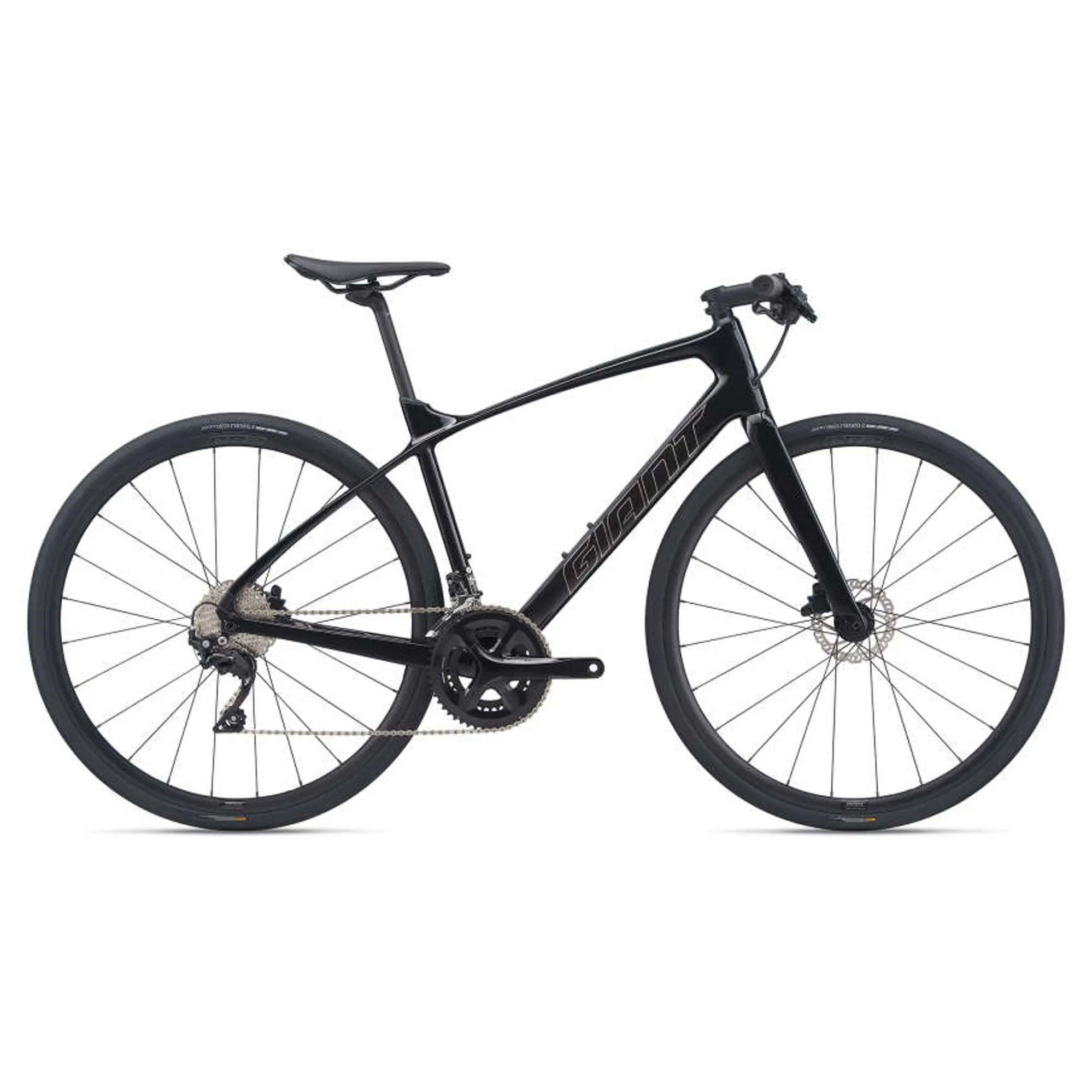 Giant FastRoad Advanced Carbon Hybrid Bike 2021 in Black