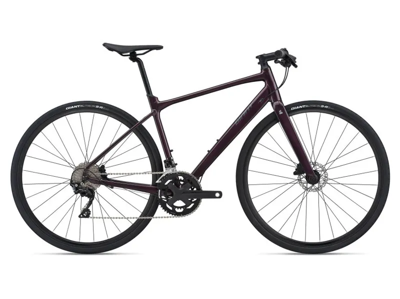 Giant FastRoad SL 1 Disc Hybrid Bike in Purple 