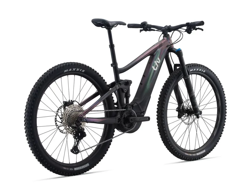 Liv Intrigue X E+ 2 Pro Full Suspension Electric Mountain Bike 2022 in Dark Iridescent -2