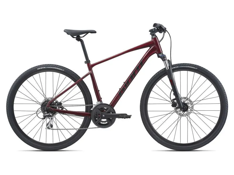 Giant Roam 3 Disc Hybrid Bike 2021 in Red