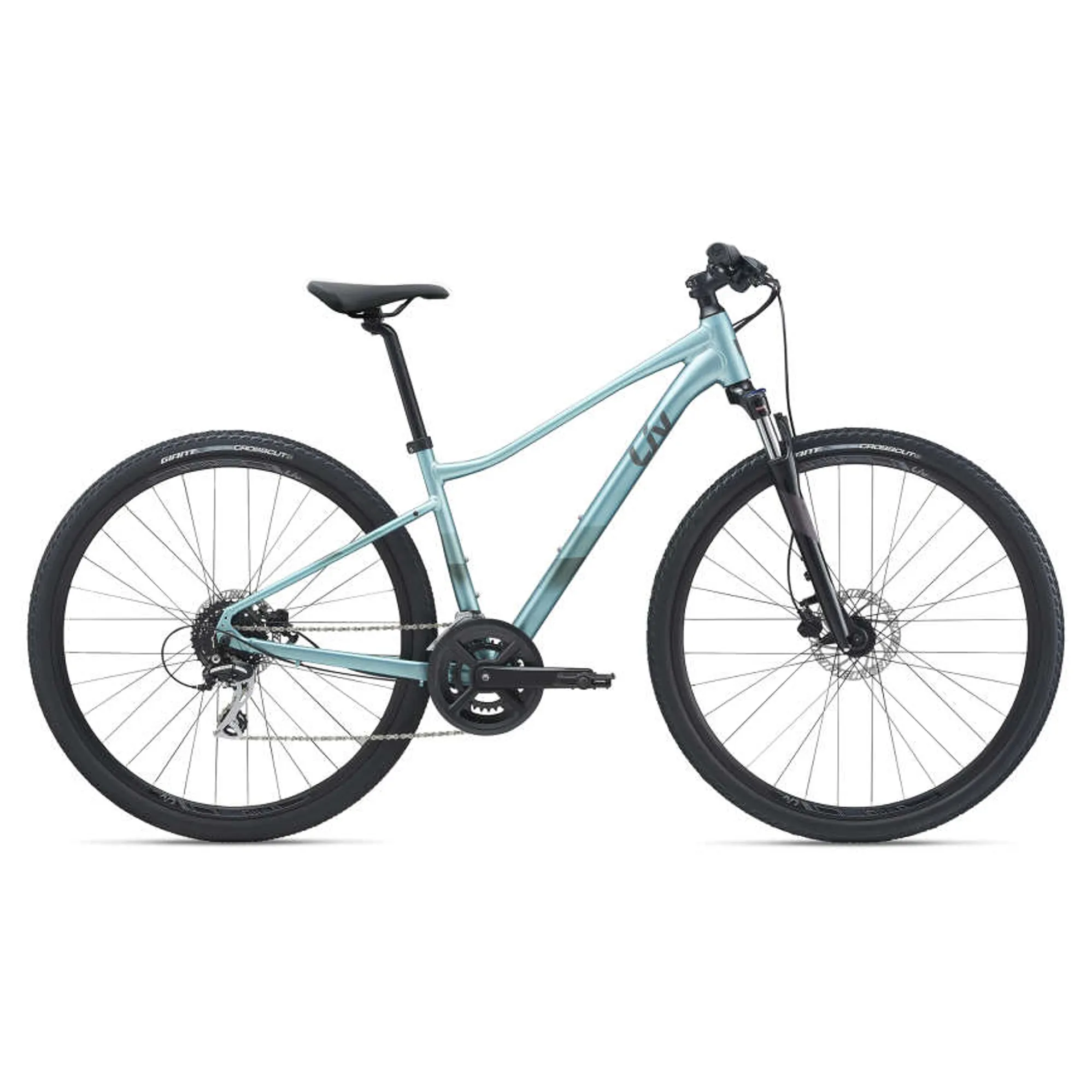Liv Rove Disc Womens Hybrid Bike 2021 in Blue - Main Image