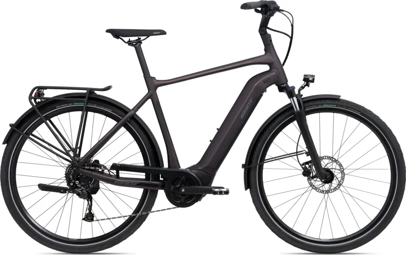 Giant DailyTour E+ 3 GTS Electric Hybrid Bike 2022 in Rosewood