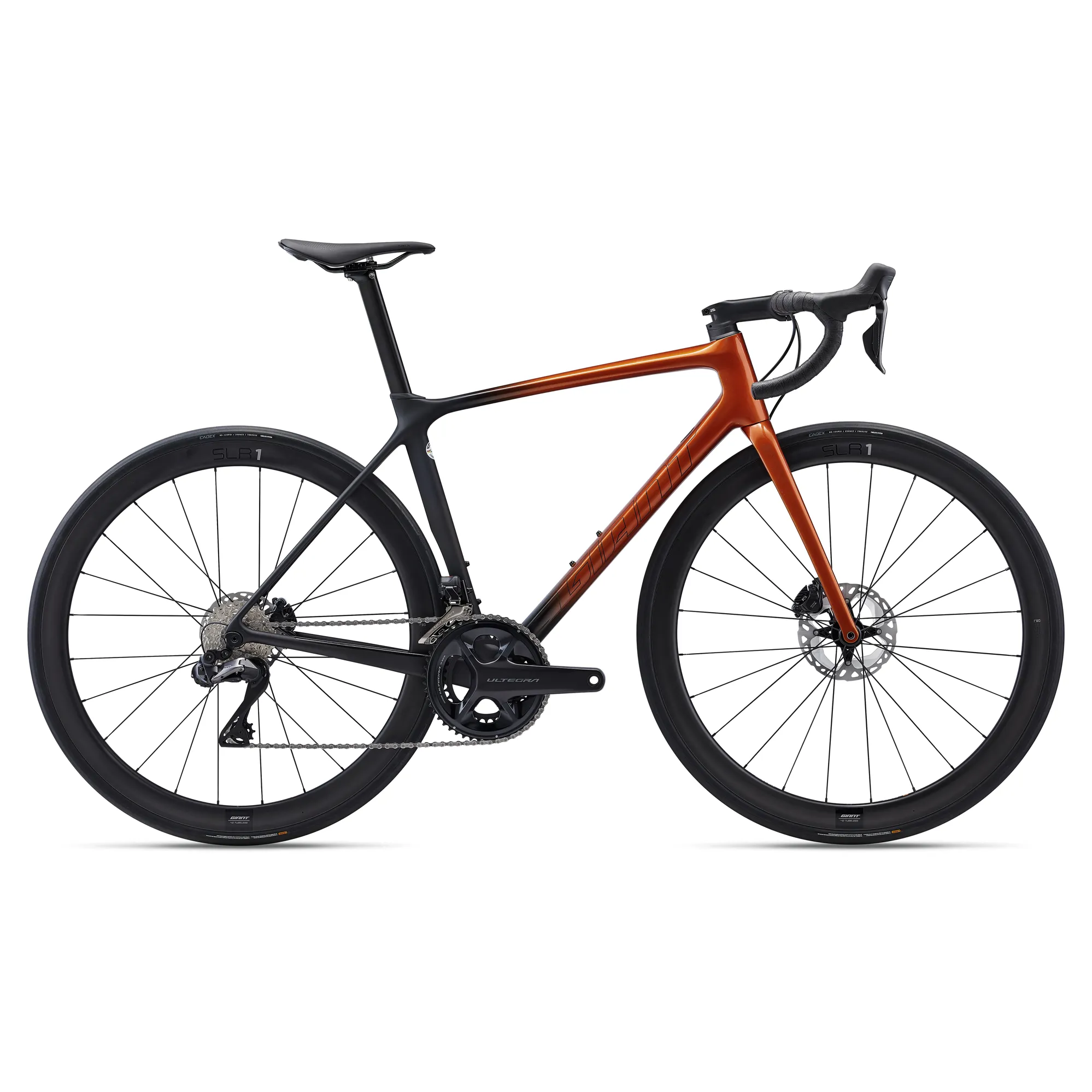 Giant TCR Advanced Pro Disc-Di2 Road Bike 2023 in Amber Glow