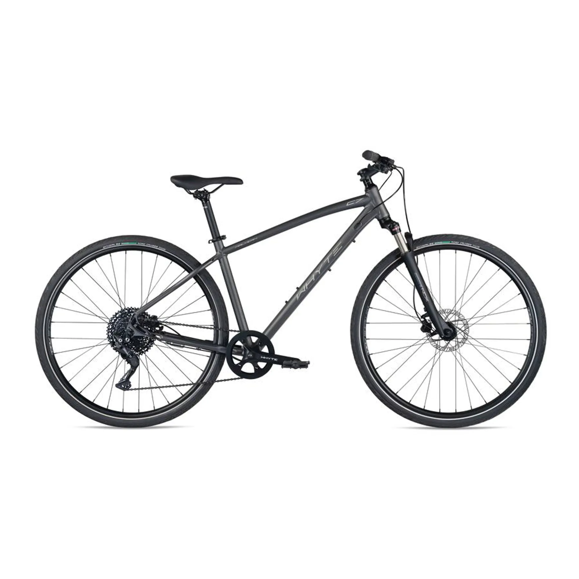 Whyte Malvern V3 Hybrid Bike 2022 in Black1