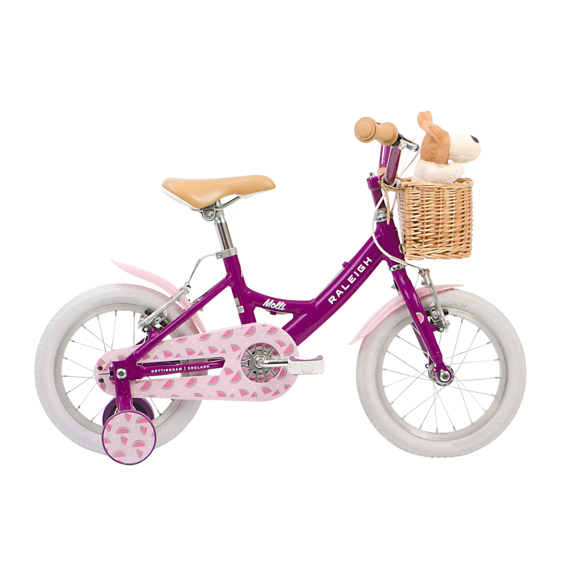 Raleigh Molli 14 inch Wheel Kids Bike 2023 in Purple