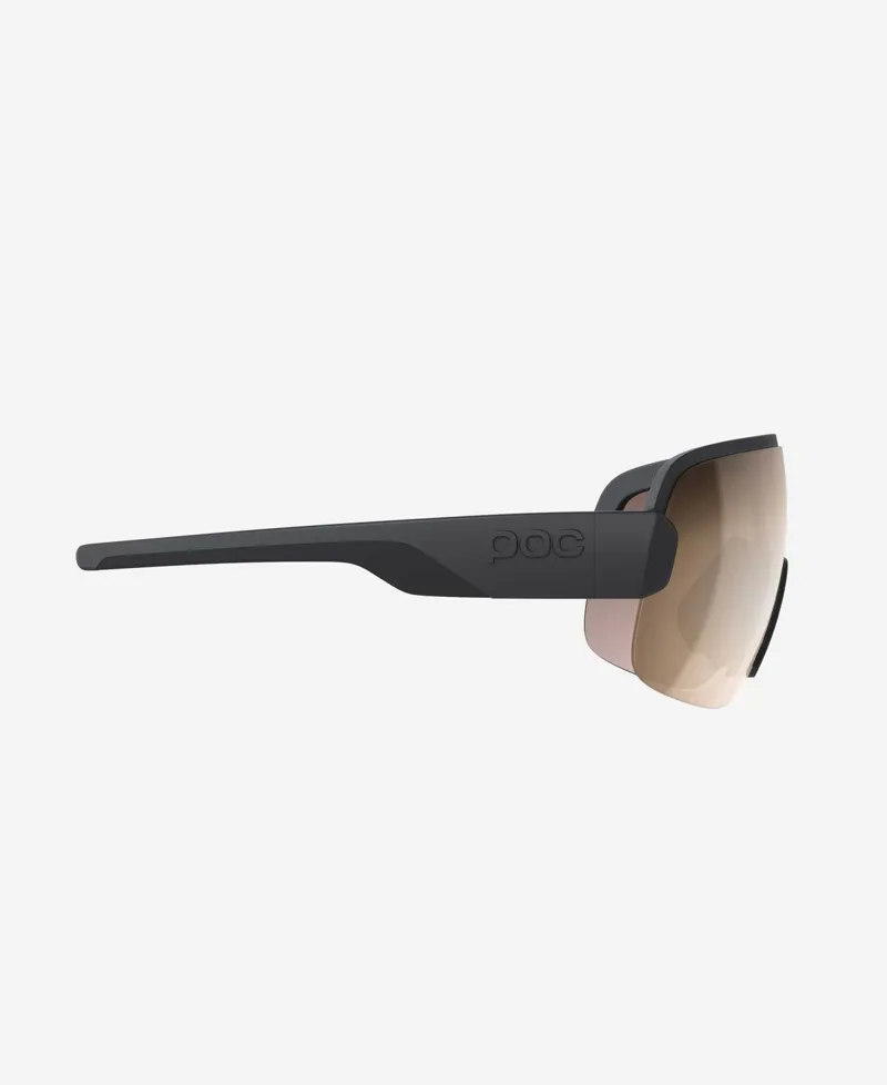 POC Aim Sunglasses in Uranium Black/Silver Mirror-3