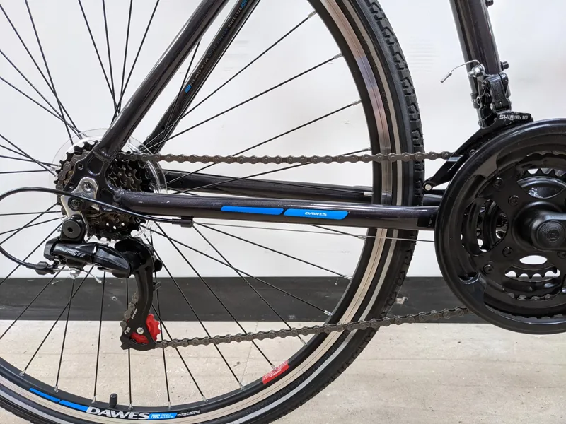 EX-Display Dawes Discovery 20 inchTrail Hybrid Bike 2022 in Dark Grey-3