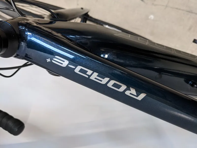 EX-Display Giant Road E+ 2 Pro Small Electric Road Bike 2021 in Cosmos Navy -4