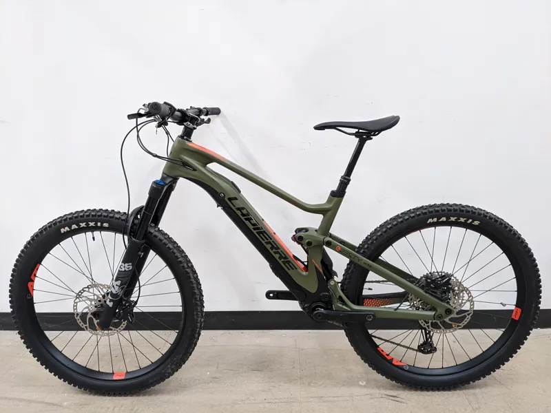 EX DISPLAY Lapierre eZESTY AM 9.2 Electric Full Suspension MTB Medium NO KEYS 2022 in Moose Green-1