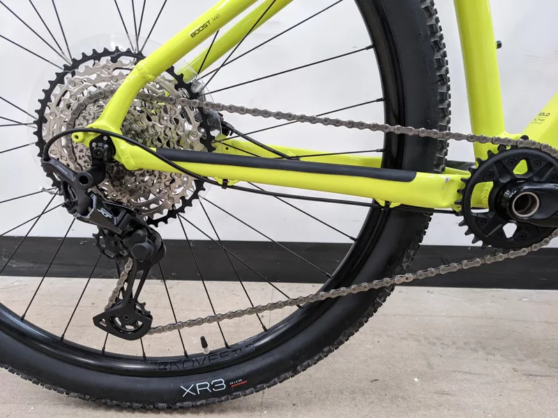 EX-DISPLAY Trek X-Caliber 9 Hardtail Mountain Bike Large 2021 in Teal to Volt Fade-3